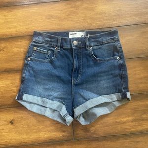 These are Garage denim shorts!